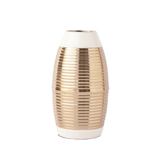 Regal Banded Enamel Vases | Multiple Colors