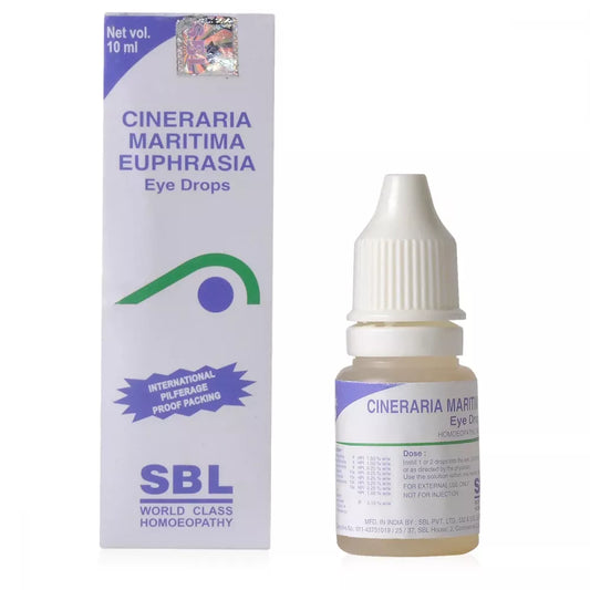 SBL Homeopathy Cineraria Maritima Euphrasia Eye Drops