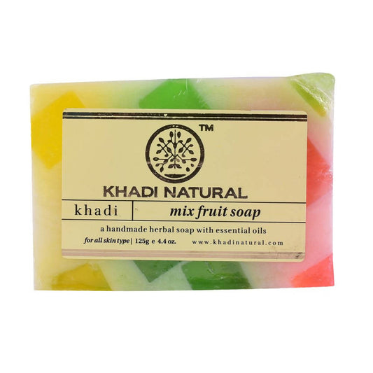 Khadi Natural Herbal Mix Fruit Soap - 125 gm - Pack of 2