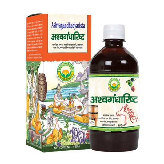 Basic Ayurveda Ashwagandharistha – 450ml | Herbal Wellness Tonic