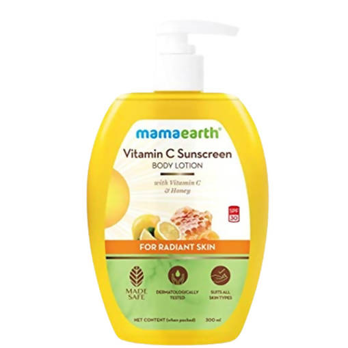 Mamaearth Vitamin C Sunscreen Body Lotion with SPF 30 - 300ml