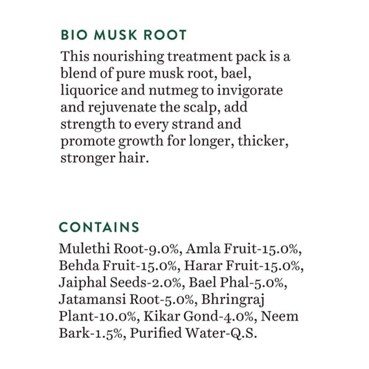 Biotique Advanced Ayurveda Bio Musk Root Fresh Hair Pack - 230 gms