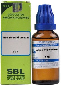 SBL Homeopathy Natrum Sulphurosum Dilution - 30 ml