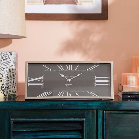 The Rectangular Framed Table Clock | Multiple Colors