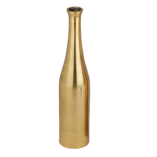 Full Gold Champagne Large Bottle Vase