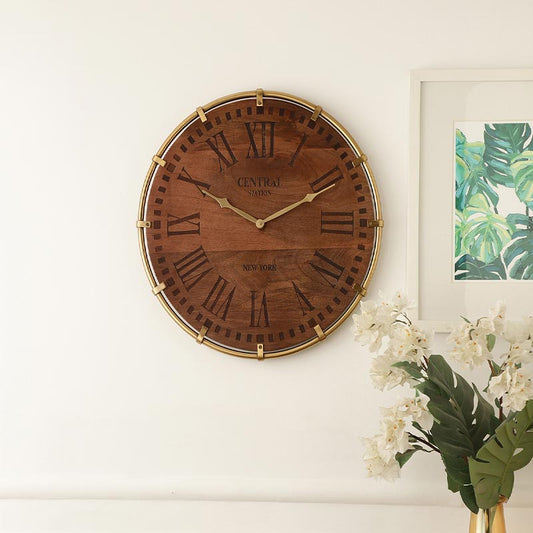 Timberland Gold Wall Clock