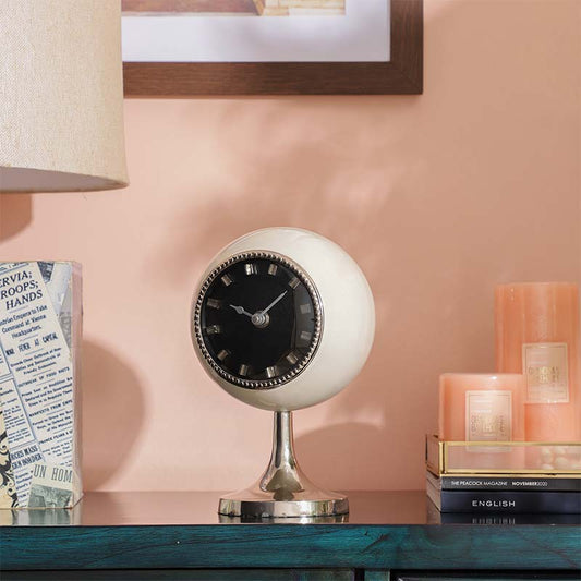 Circular Globe Table Clock | Multiple Colors