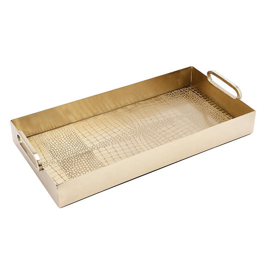 Hartley Croc Tray with Handles | Multiple Colors