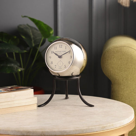 Seated Sphere Table Clock | Multiple Colors