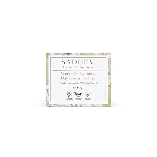 Sadhev Ayurvedic Hydrating Day Cream SPF 15