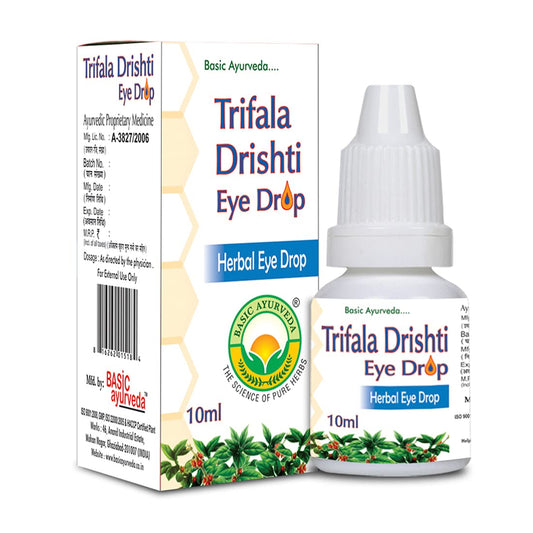 Basic Ayurveda Trifala Drishti Herbal Eye Drops – 10 ml