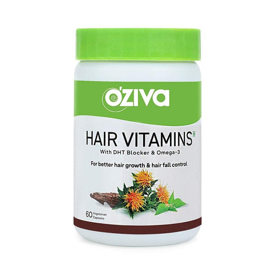 OZiva Hair Vitamins (With Dht Blocker & Omega 3)