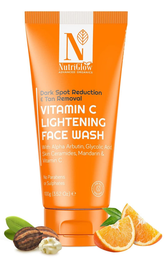 Nutriglow Advanced Organics Vitamin C Lightening Face Wash - 100 gms