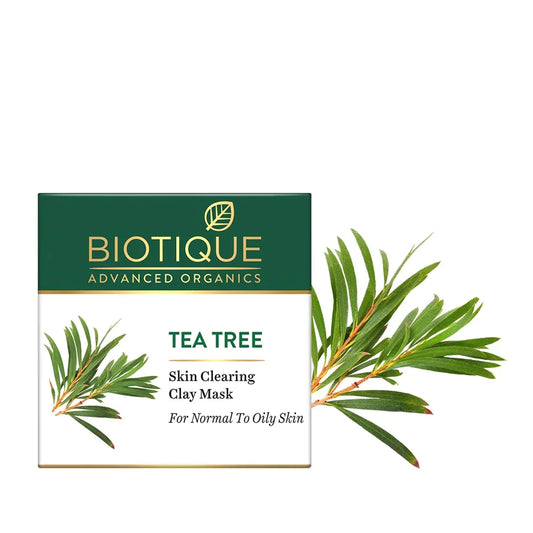 Biotique Advanced Organics Tea Tree Skin Clearing Clay Mask - 70 gms