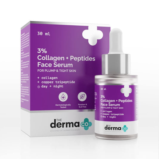 The Derma Co 3% Collagen + Peptides Face Serum - 30 ml