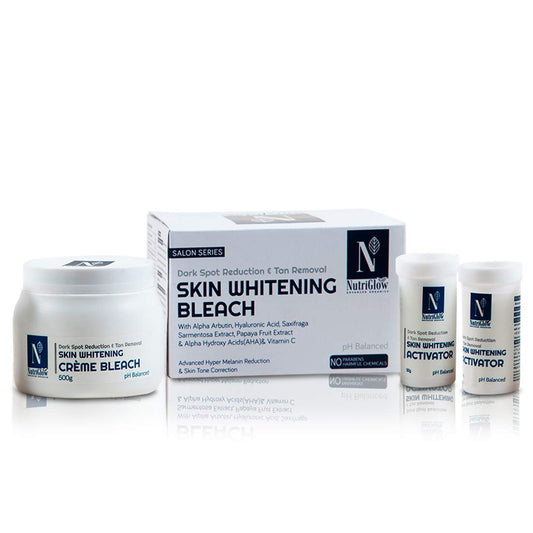 NutriGlow Advanced Organics Brightening Cream Bleach Kit – 700g