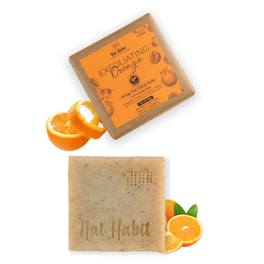 Nat Habit Cold Processed Exfoliating Orange Soap