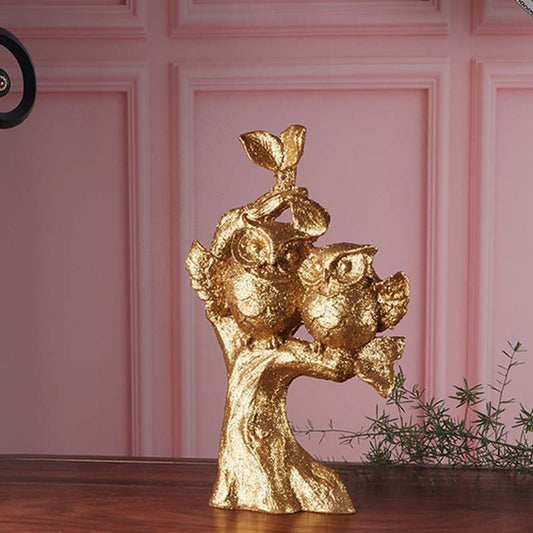 Elena Premium Gold Fengshui Owl