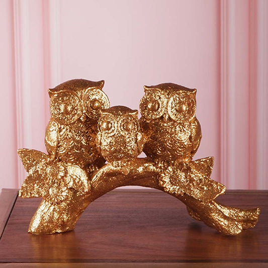 Emily Premium Gold Fengshui Owl