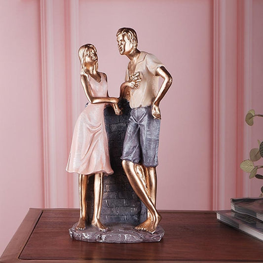 Romina Pink Premium Couple Figurine