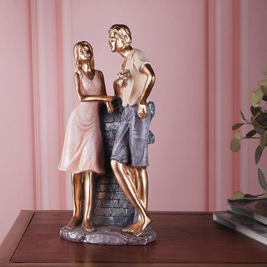 Romina Pink Premium Couple Figurine