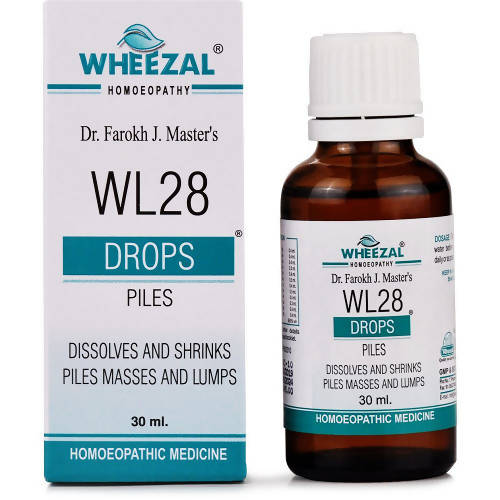 Wheezal Homeopathy WL-28 Piles Drops -30 ml