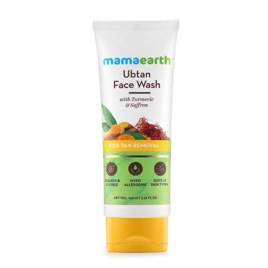 Mamaearth Ubtan Face Wash For Tan Removal & Bye Bye Blemishes Face Cream Combo