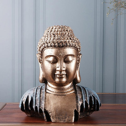 Irene Premium Brown Buddha Figurine For Meditation And Peace | 7 inch, 8.5 inch