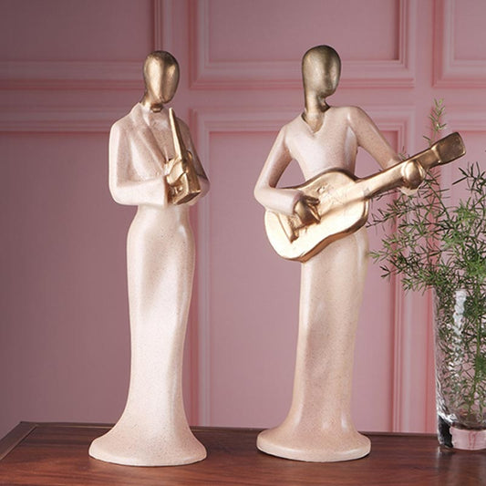 Juliana Musician Gold Premium Figurine | Set Of 2