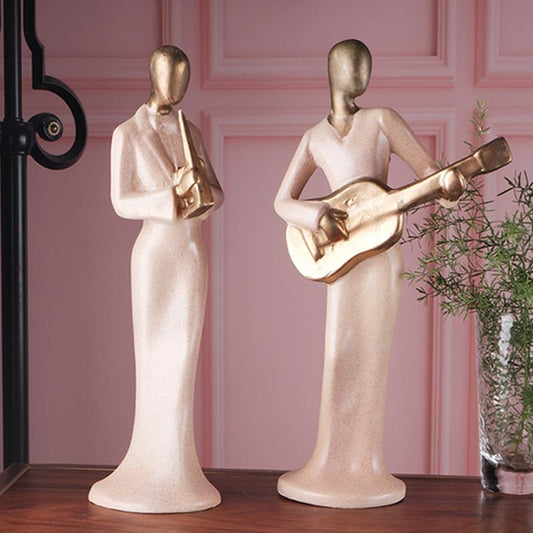 Juliana Musician Gold Premium Figurine | Set Of 2