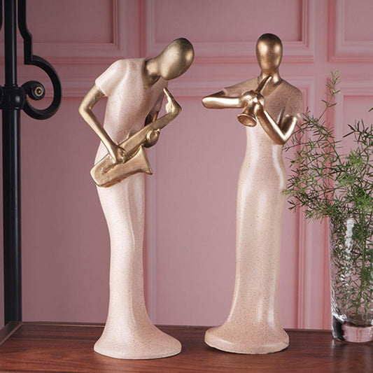 Simon Musician Gold Premium Figurine | Set Of 2