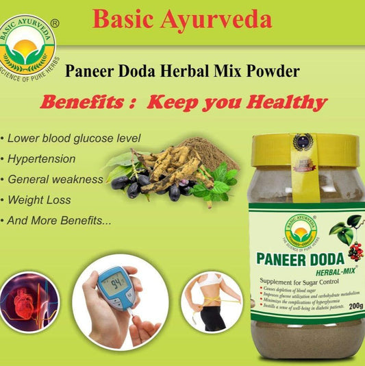 Basic Ayurveda Paneer Doda Herbal Mix - 200 gms