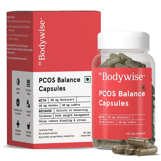 BeBodywise PCOS Balance Capsules For Women -60 caps