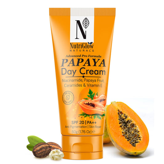 NutriGlow NATURAL'S Advanced Pro Formula Papaya Day Cream SPF 20 PA++ - 50 gms