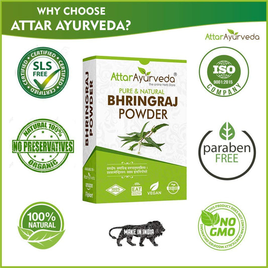 Attar Ayurveda Bhringraj Powder - 100 gms