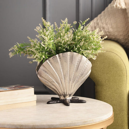 Ocean Shell Decorative Vase | 7.8 Inch | Multiple Colors