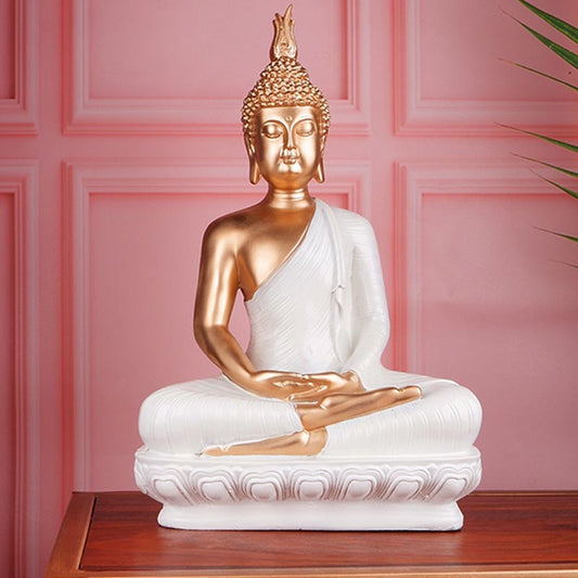 Angeliki Premium White Buddha Figurine