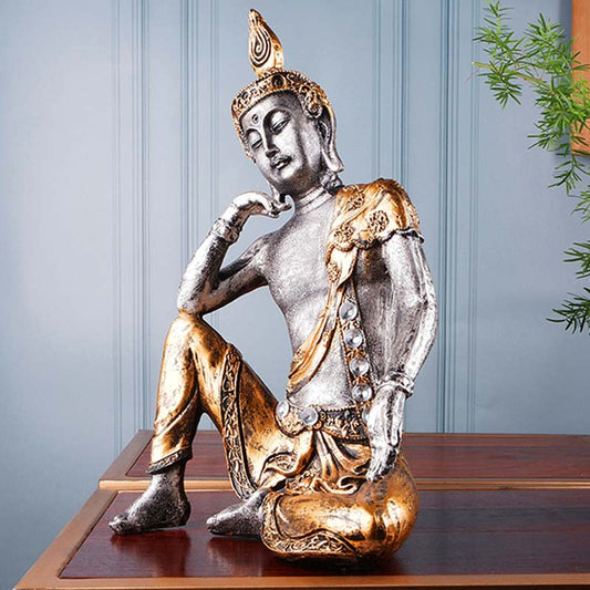 Alma Brown Premium Buddha Figurine