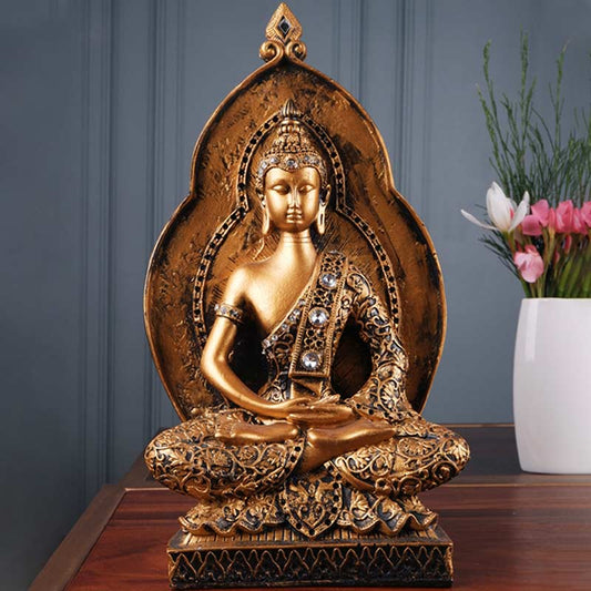 Carmen Premium Gold Buddha Figurine