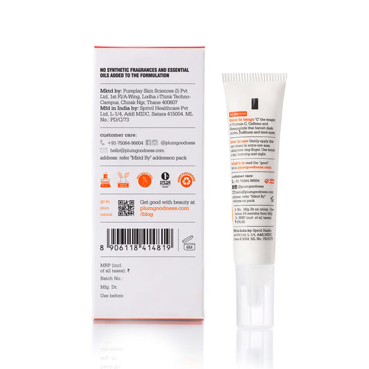 Plum 3% Peptide & 3% Caffeine Under Eye Cream - 15 ML