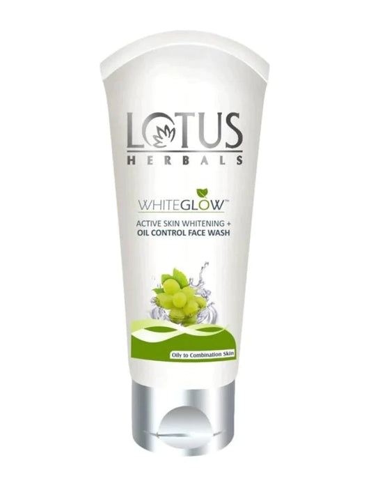 Lotus Herbals Whiteglow Brightening & Oil Control Face Wash – 50g, 100g