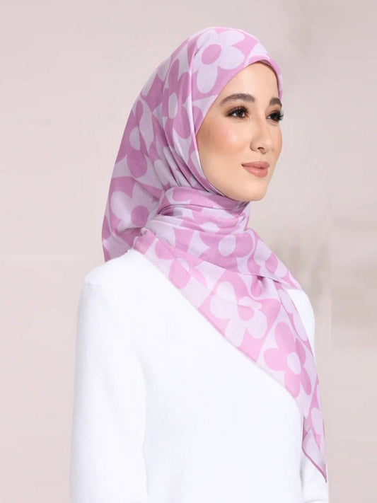 Cotton Voile Printed Islamic Wear Floral Designs Women Hijab Scarf Dupatta