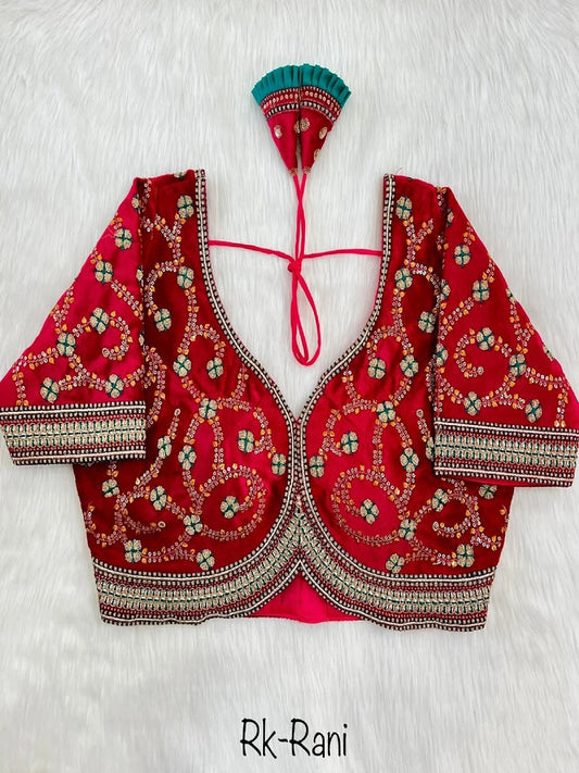 Heavy Pure Soft Velvet Blouse