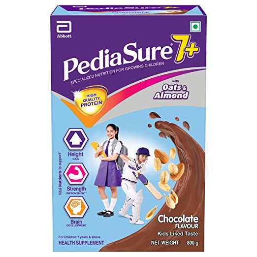 PediaSure 7+ Nutrition Drink with Oats & Almond Chocolate Flavour