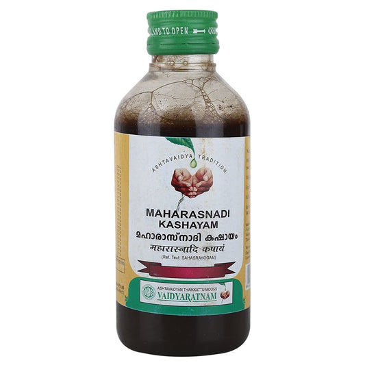 Vaidyaratnam Maharasnadi Kashayam – 200ml | Traditional Ayurvedic Herbal Tonic
