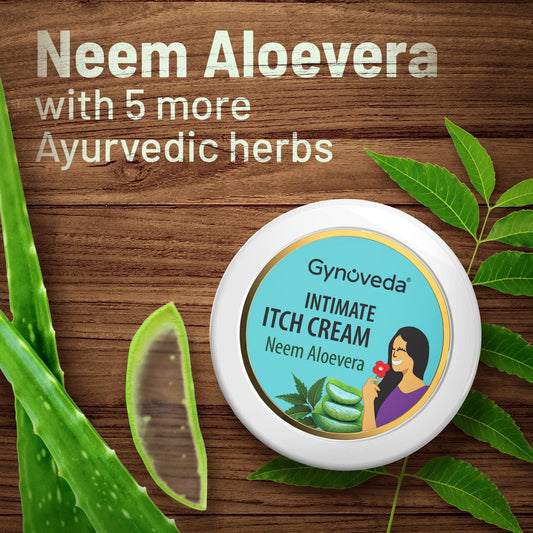 Gynoveda Neem Aloevera Intimate Itch Cream