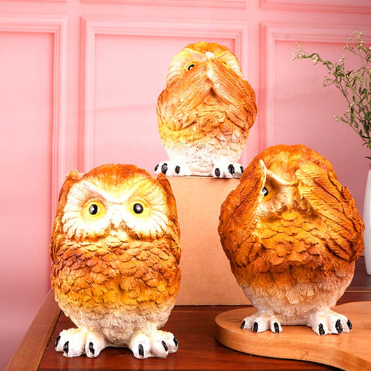 Rosalie Premium Owl Figurine | Set of 3