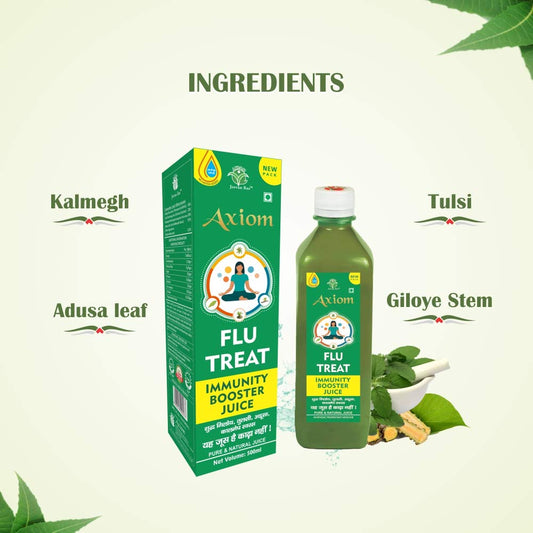 Axiom Rheumatic Fever Combo (Flu Treat + Gomutra Ark  + Nirgundi Juice)
