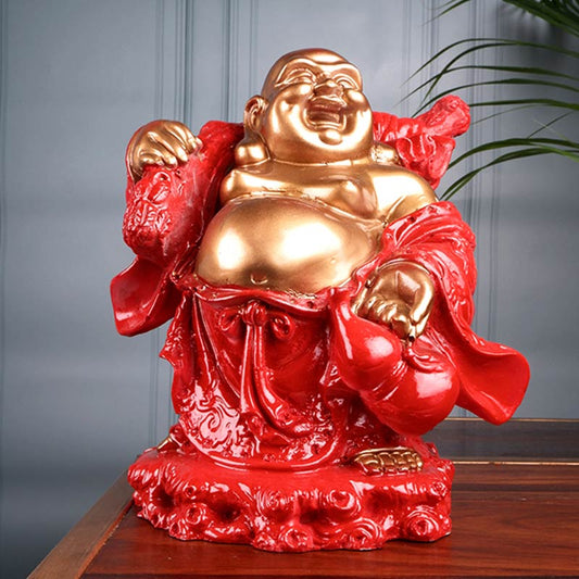 Gloria Premium Fengshui Laughing Buddha Figurine | Multiple Colors