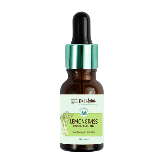 Nat Habit Pure Lemongrass Essential Oil - 15 ml
